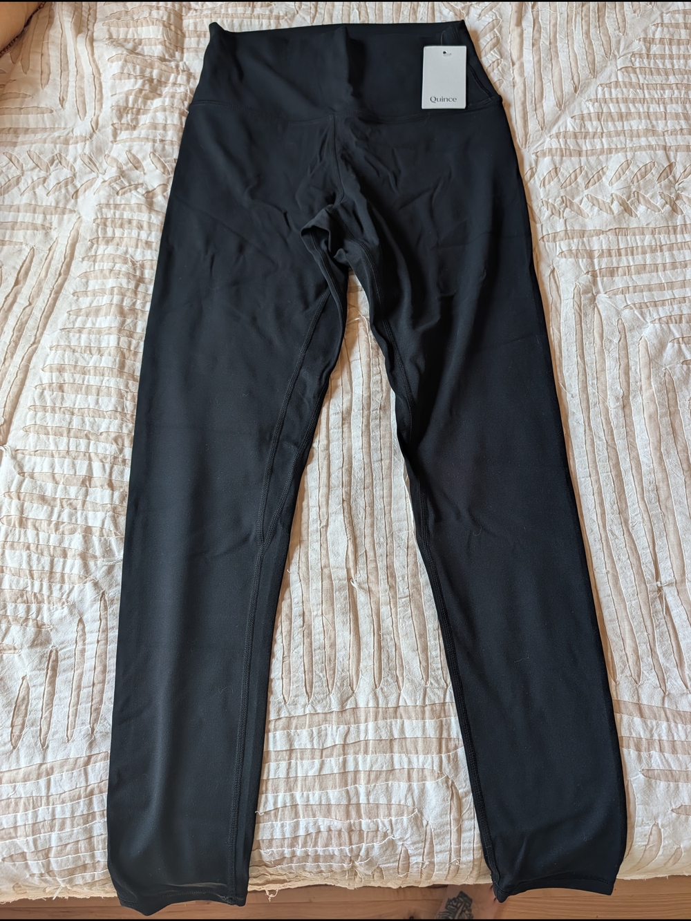 Quince High-Waist Black Leggings